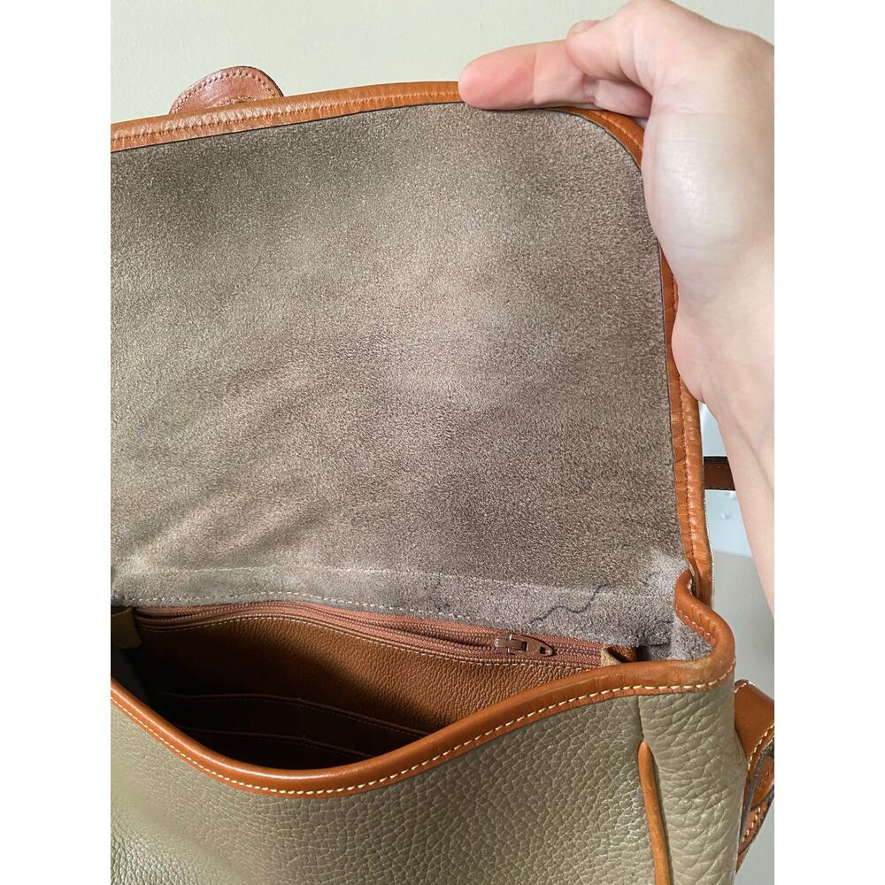 80s Essex all weather leather equestrian Dooney and Bourke crossbody bag - Picture 11 of 13